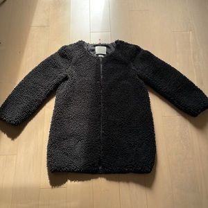 Aritzia Wilfred sherpa ‘Laboratoire’ coat, black in a size small